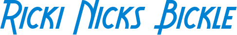Ricki Nicks Bickle
